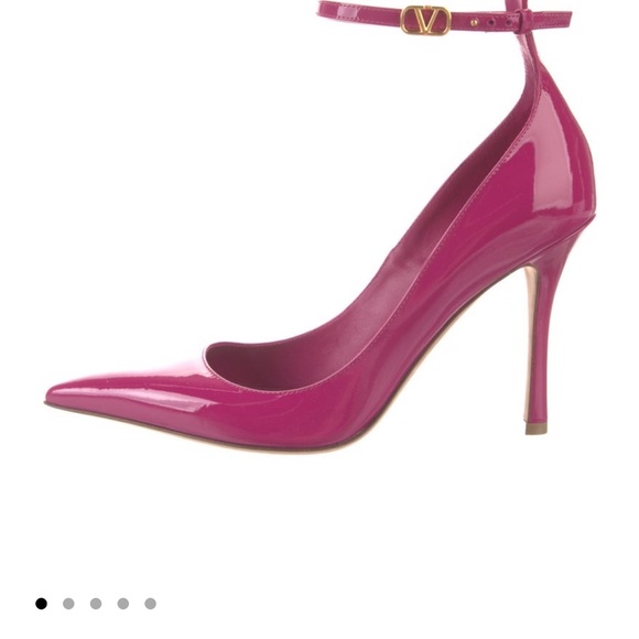 Valentino Shoes - Valentino Pink Patent Leather Pumps